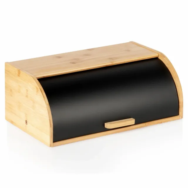 Vilde 229323 – Kutija za hleb od bambusa sa kliznim poklopcem 41×25,5×16,5cm