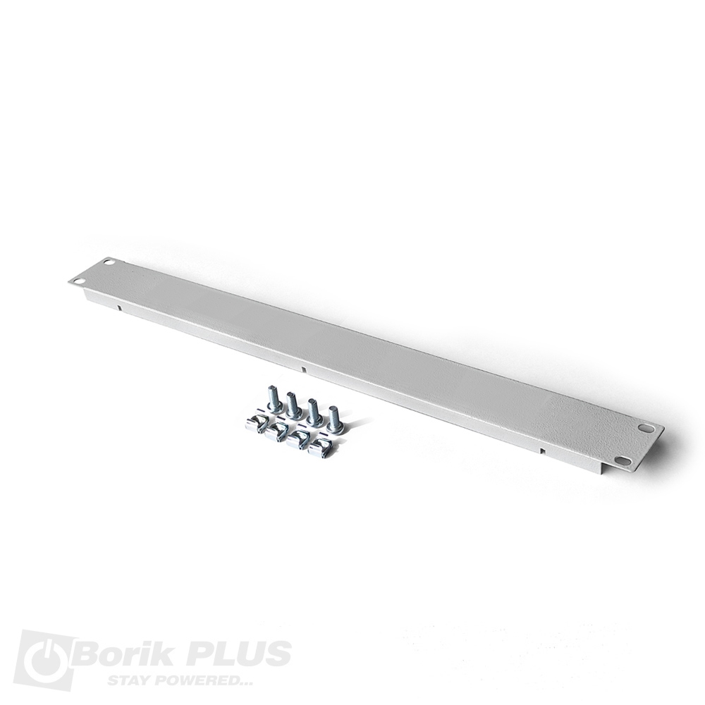 Prazan panel 1U za rek 19′ BELI