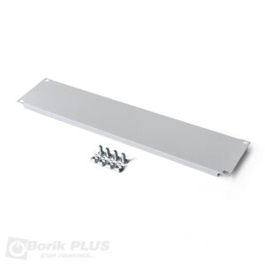 Prazan panel 2U za rek 19' BELI