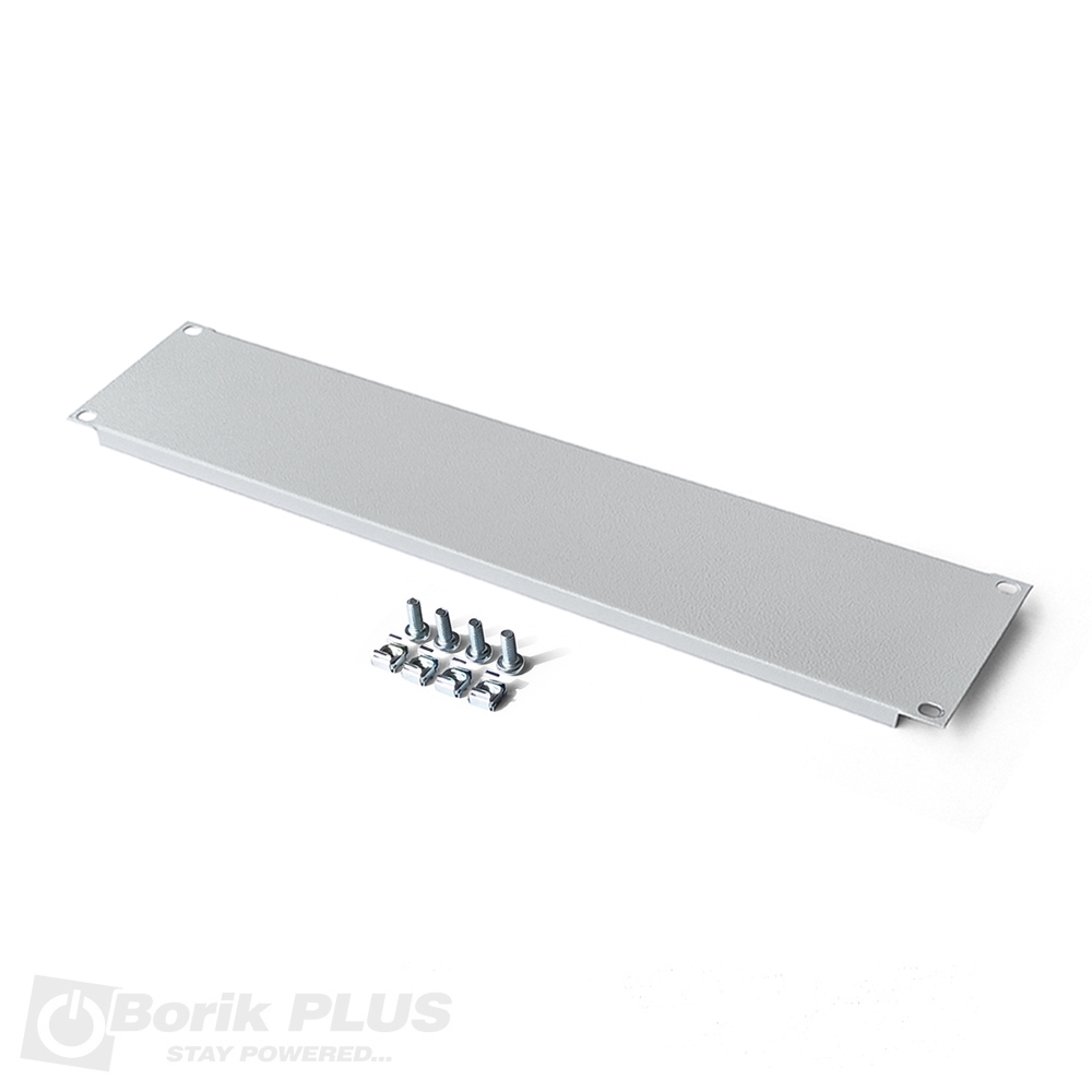 Prazan panel 2U za rek 19′ BELI