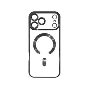 Silikonska futrola Magsafe Iphone 18 Pro CRNA