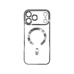 Silikonska futrola Magsafe Iphone 18 Pro SILVER