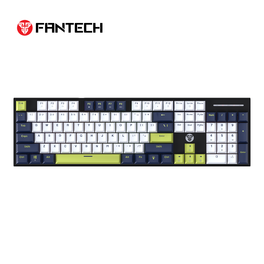 Tastatura Mehanicka Gaming Fantech MK878S RGB Atom 104S Mori bela (taro switch)