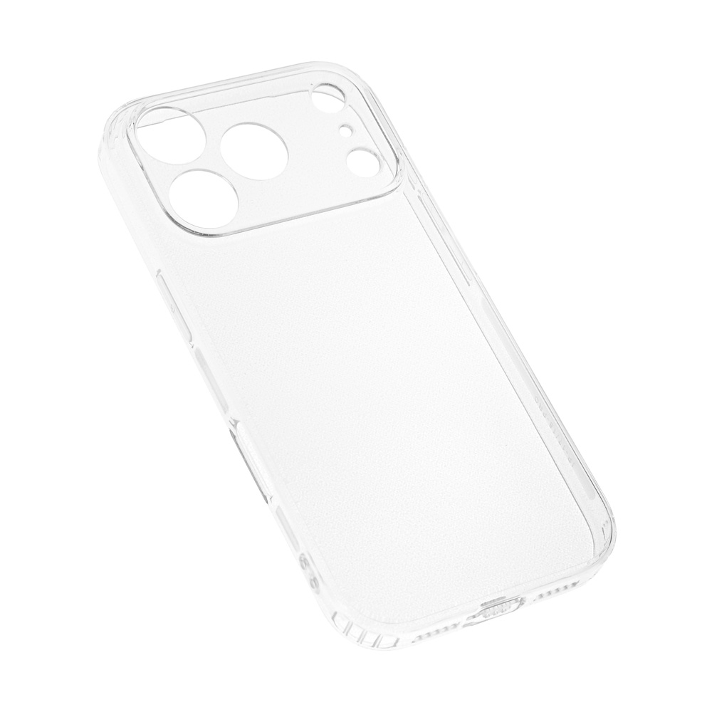 Torbica silikonska Ultra Thin with pluggy za iPhone 17/18 Pro Max 6.9 transparent