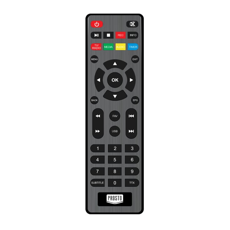 Daljinski upravljač za DVBT402 risiver