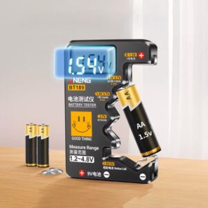 Tester baterija (AA,AAA,C,D),9V,Li-Ion,dugmaste