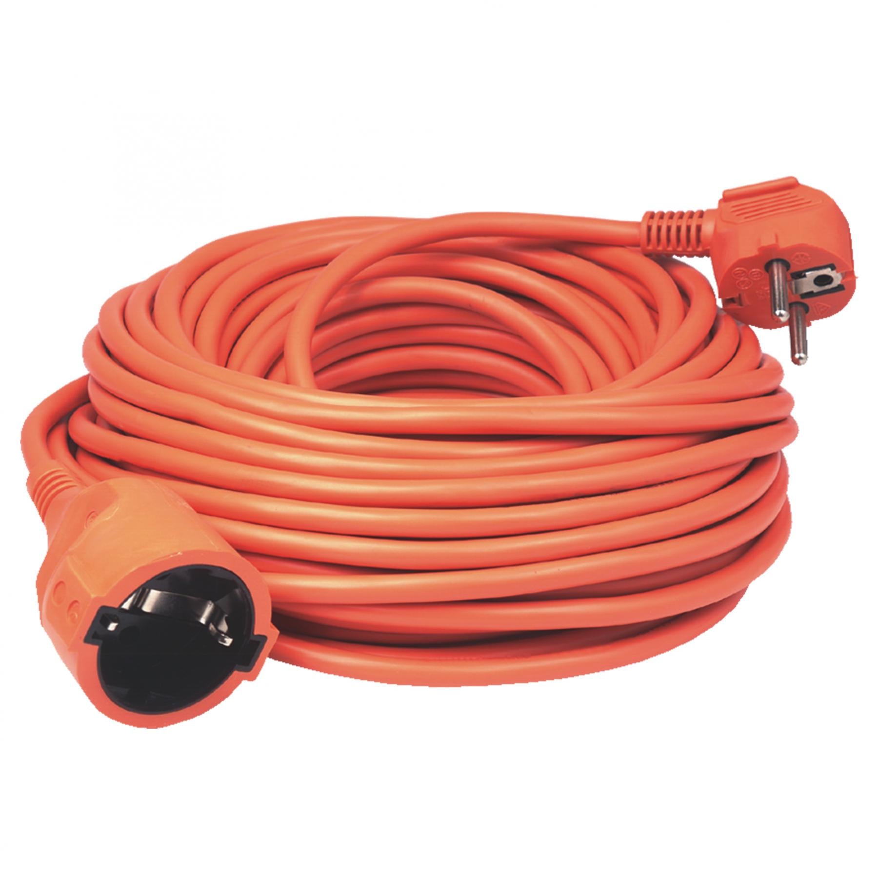 Produžni kabel, 5 m, 3×1.5 mm2, narandžasti