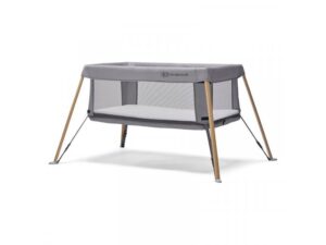 KINDERKRAFT Prenosivi krevetac MOVI grey&wood