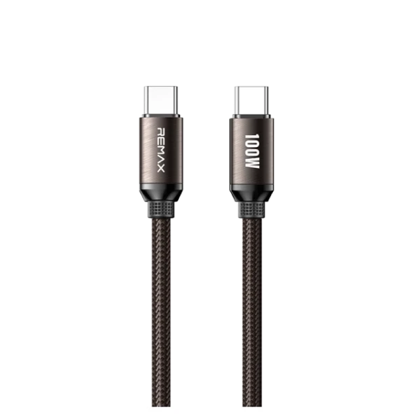 Kabl USB Tip C-Tip C Remax 100W/1.2m/braon