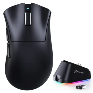 Bežični gaming miš Attack Shark V3Pro PAW3311/25000 DPI/Omron Switches/Black + Charging Dock