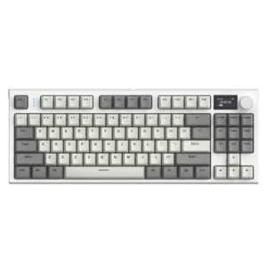 Bežična gaming tastatura Attack Shark K86 Mehanička/TriMode/TFT Screen/Media Control/Retro Gray