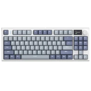 Bežična gaming tastatura Attack Shark K86 Mehanička/TriMode/TFT Screen/Media Control/Lavender Blue