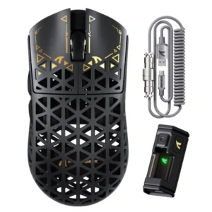 Bežični gaming miš Attack Shark R5Ultra PAW3950MAX/Carbon Fiber/Superlight/8KHz/Omron Switches/Black