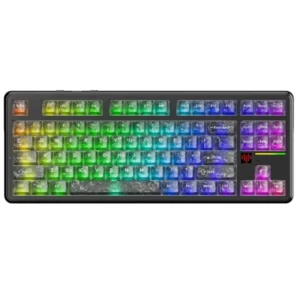 Bežična gaming tastatura Attack Shark X87Ultra Mehaniča/8KHz/TriMode/Dot-Matrix Screen/Forged Carbon