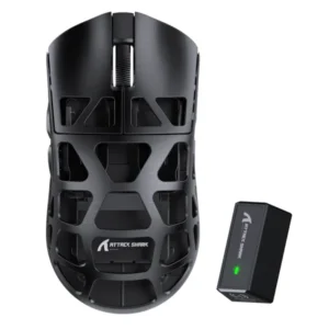Bežični gaming miš Attack Shark R3 PAW3395/Magnesium/Superlight/8KHz Pooling/Black