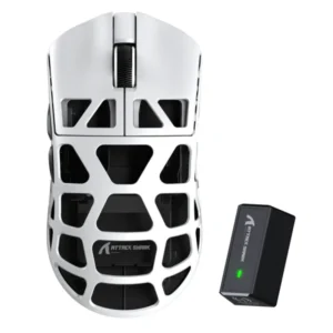 Bežični gaming miš Attack Shark R3 PAW3395/Magnesium/Superlight/8KHz Pooling/White