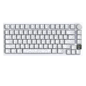 Bežična gaming tastatur Attack Shark X820Ultra Mehanička/TriMode/TFT Screen/Gasket/White Countur