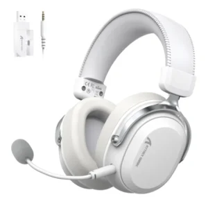 Bežične gaming slušalice Attack Shark L30PRO 50mm/7.1 Surround/TriMode/Aluminium/1100mAh/White