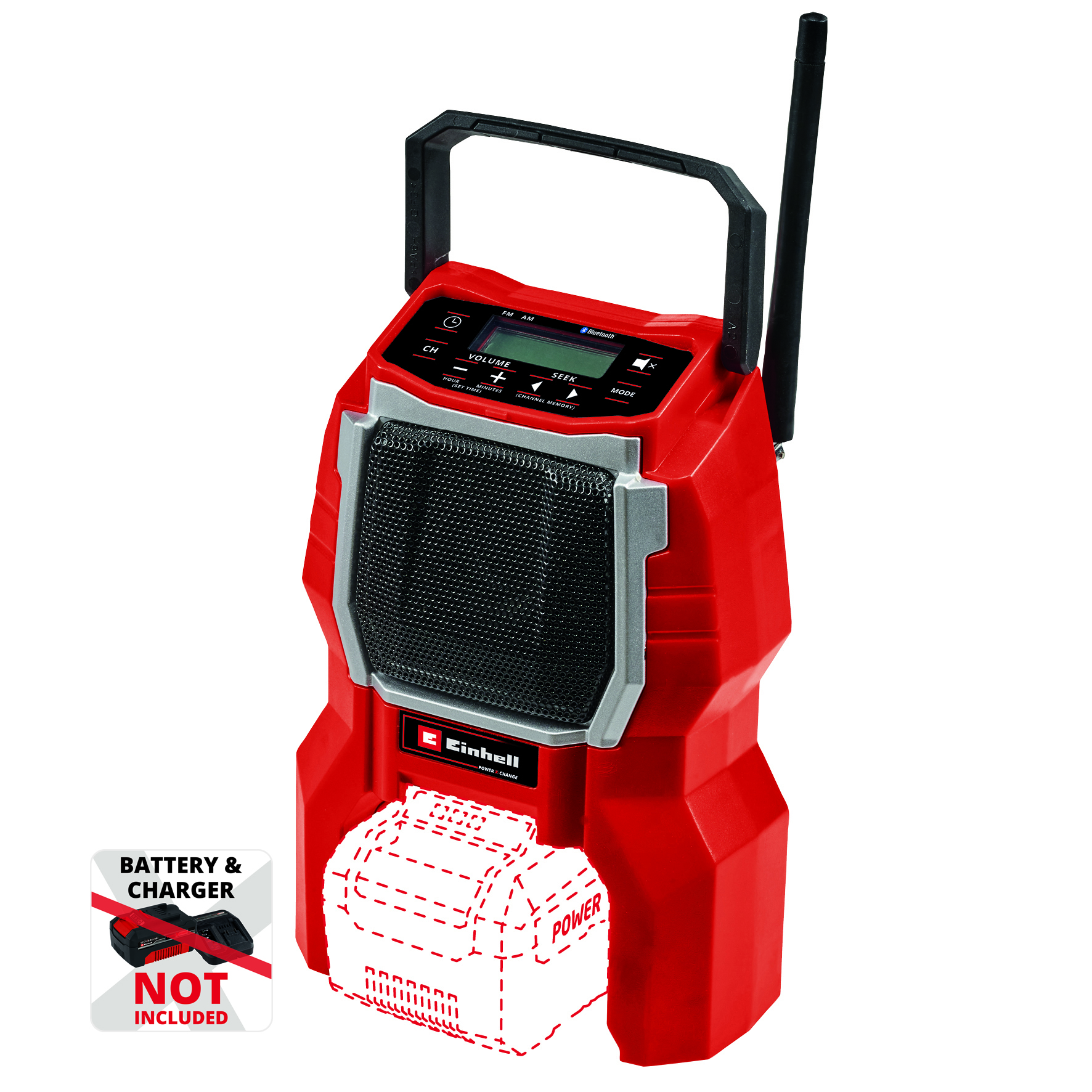 Einhell TC-RA 18 Li BT – Solo, Akumulatorski radio i Bluetooth zvučnik