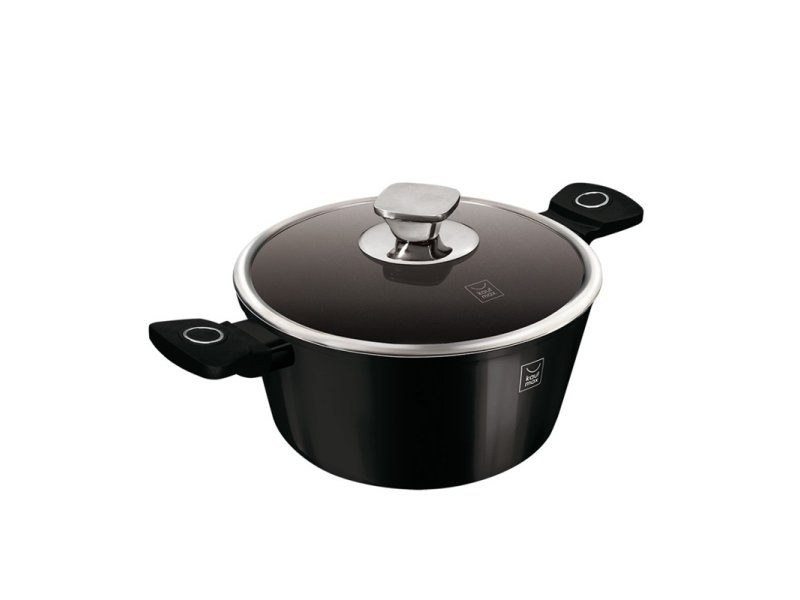 KAUFMAX ŠERPA SA POKLOPCEM 24CM Black Vantage Collection