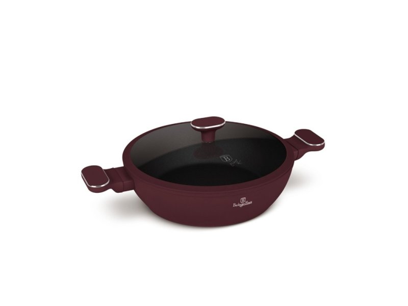 Berlinger Haus ŠERPA PLITKA SA POKLOPCEM 28CM Leonardo Neo Collection BH-8434S