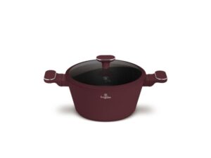 Berlinger Haus Leonardo Neo Collection šerpa sa poklopcem, 24 cm – savršena veličina za svakodnevno kuvanje
