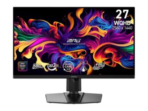 MSI MPG 271QR QD-OLED X50 OLED 500Hz G-Sync gaming monitor OUTLET