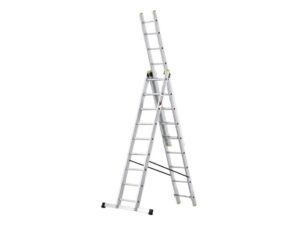 CRAFTER Aluminijumske trodelne merdevine 3x9 gazišta 150 kg