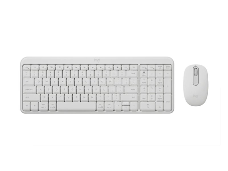 LOGITECH MK251 Wireless Bluetooth tastatura + miš, beli