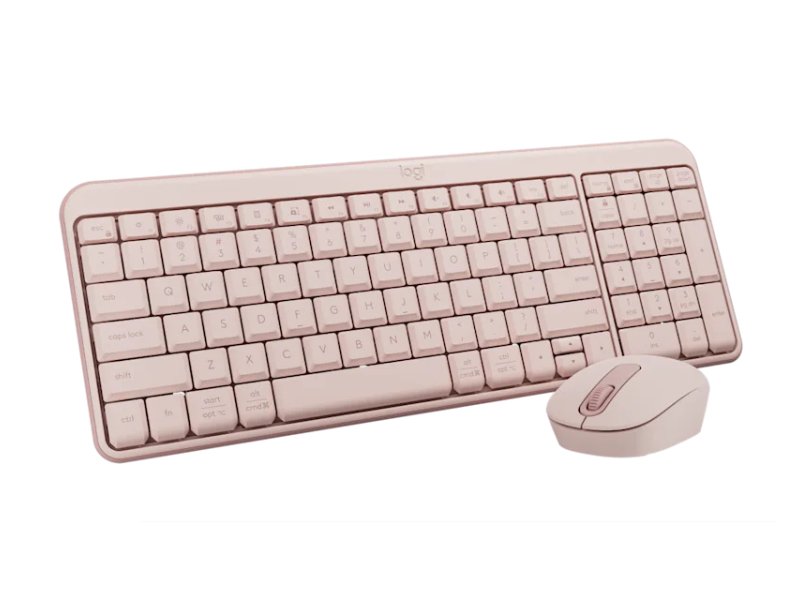 LOGITECH MK251 Wireless Bluetooth tastatura + miš, roze