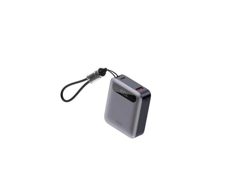 KSIX BPB10PD22G 10000mAh MINI POWERBANK 22.5W, LED DISPLAY+KABL USB-C NA USB-C