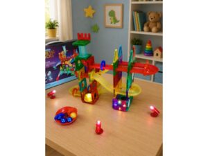 CLASSIC WORLD Magnetni konstruktor Light Rolling balls 120 delova ST0433775B Magnetne kocke