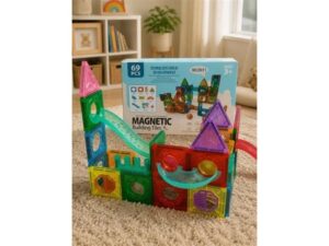 CLASSIC WORLD Magnetni konstruktor set Rainbow Ball run 69 delova A1571502B Magnetne kocke