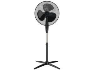 NIAROS PODNI Ventilator PREČNIKA 43CM, 45W, VISINA DO 133CM ,CRNI