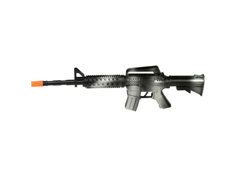 Eddy Toys Plastična automatska puška crna za igru, 46 cm
