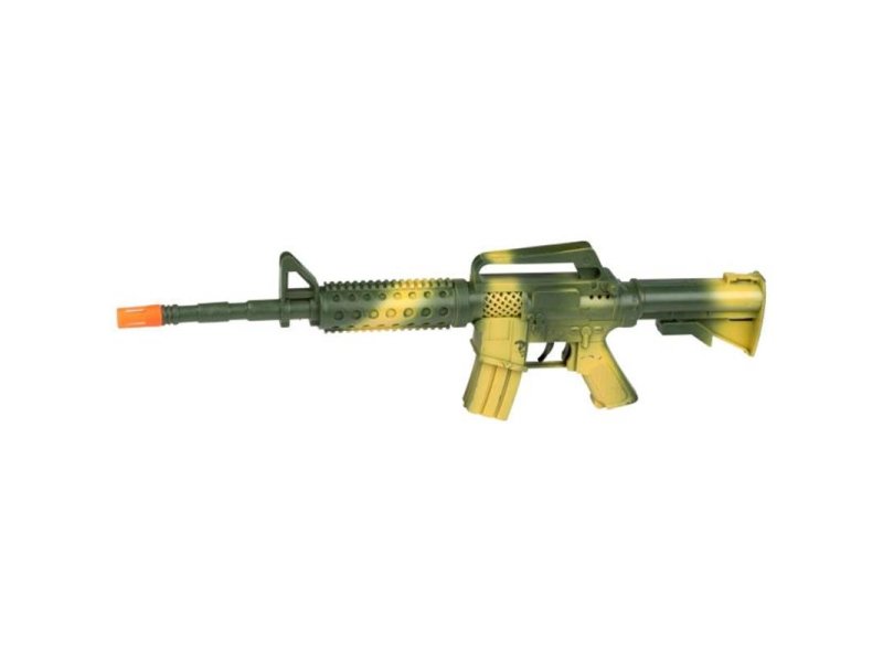 Eddy Toys Plastična automatska puška zelena za igru, 46 cm