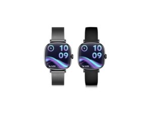 KSIX BXSW30N IRIA AMOLED 1.7'' 4D PAMETNI SAT, METALNA +SIL.NARUKVICA, Crni