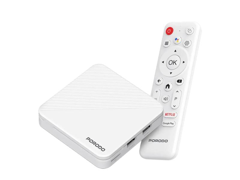 Porodo EchoBox 4K Android TV BOX 2GB/16GB