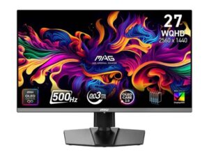MSI MAG 272QP QD-OLED X50 QHD 500Hz USB-C AMD FreeSync Premium Pro