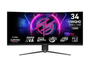 MSI MPG 346CQRF X24 UWQHD 240Hz USB-C Curved