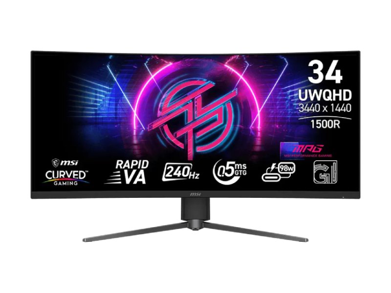 MSI MPG 346CQRF X24 UWQHD 240Hz USB-C Curved