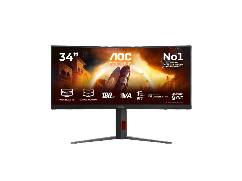 AOC CU34G4CA WQHD 180Hz USB-C Curved
