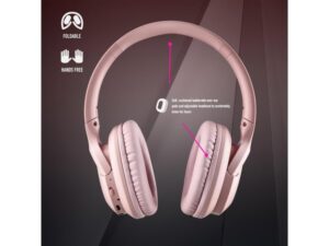Artica NGS slušalice bežične Greed BT roze
