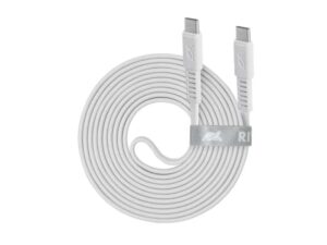 RIVACASE PS6005 WT21 White Kabl Type-C to C 2.1m