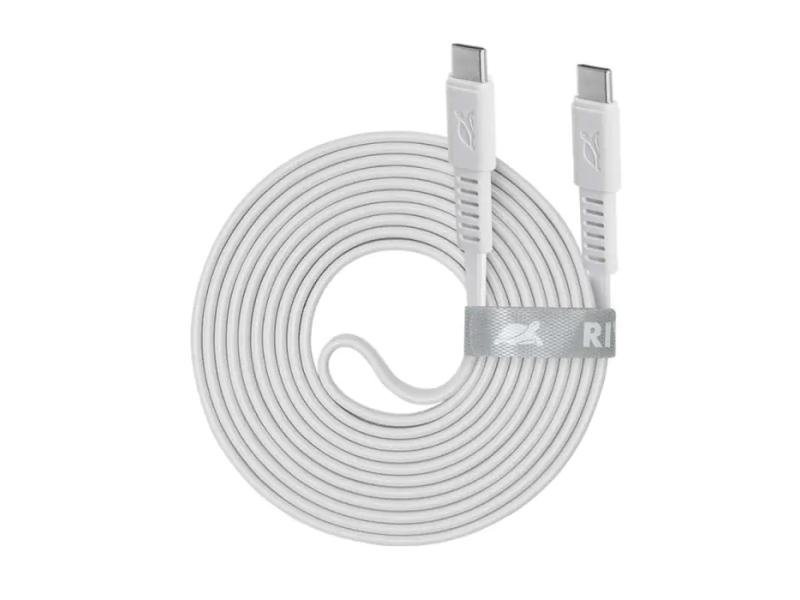 RIVACASE PS6005 WT21 White Kabl Type-C to C 2.1m