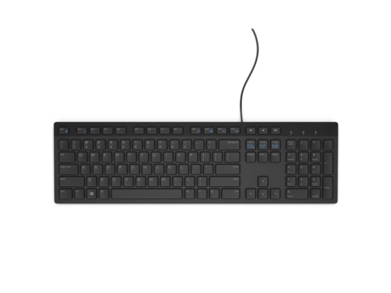 DELL OEM Multimedia KB216 USB US tastatura retail box crna