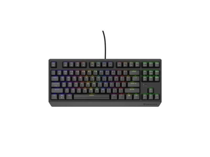 GENESIS Tastatura bežična mehanička gaming Thor 230 TKL RGB RD US crna