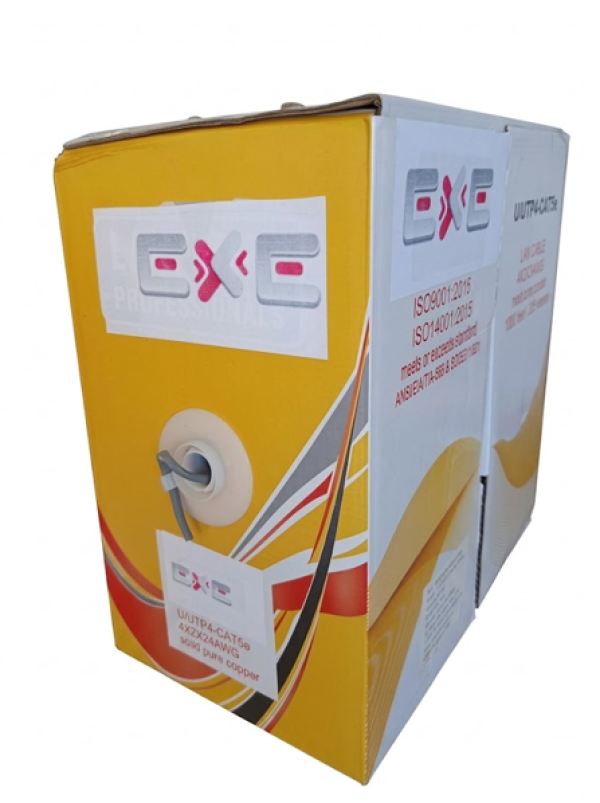 UTP kabl, cat 5E, CU, 24 AWG, ISO 11801, 305M