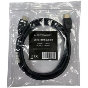 Kabl LC Power LC-C-HDMI-2.1-2M HDMI2.1 (M) na HDMI2.1(M) 2m Black